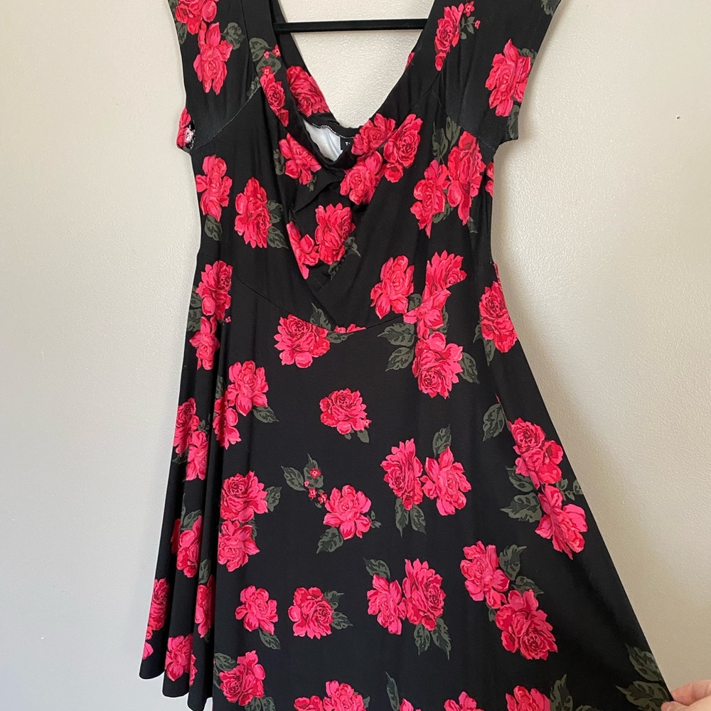 Torrid Black & Floral Dress
